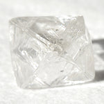 0.94 carat intense and perfect looking rough diamond octahedron