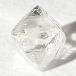 0.94 carat intense and perfect looking rough diamond octahedron