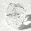 0.98 carat unearthly and shiny rough diamond rhombododecahedron