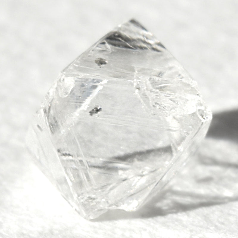 1.14 carat powerful and intense rough diamond octahedron