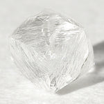 0.96 carat beautiful and otherworldly raw diamond octahedron