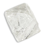 0.94 carat sharp and clear raw diamond octahedron