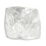 0.87 carat oblong and bright rough diamond octahedron