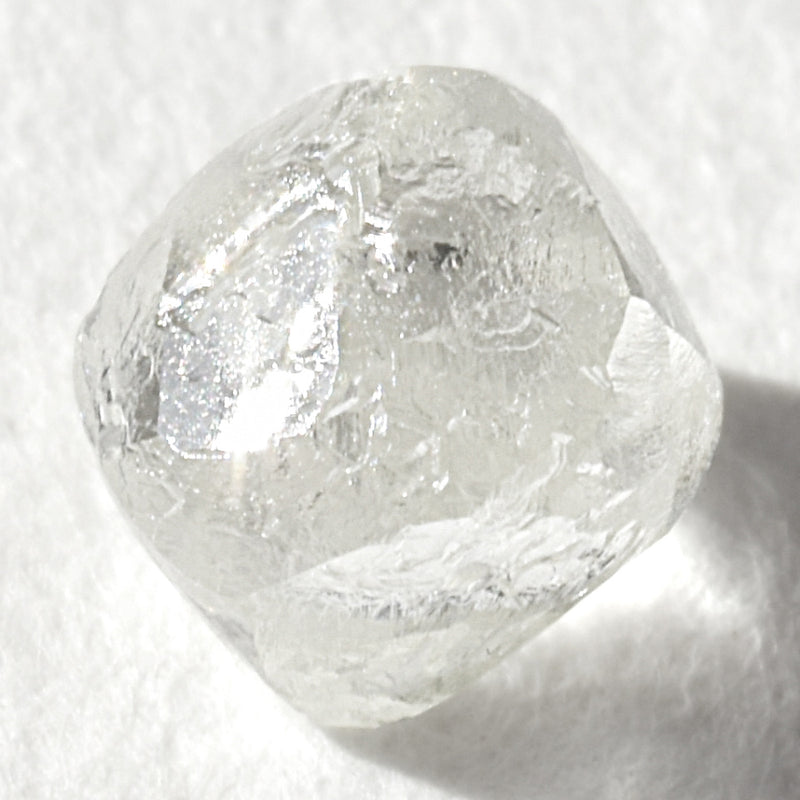 1.1 carat beautiful rhombododecahedral raw diamond