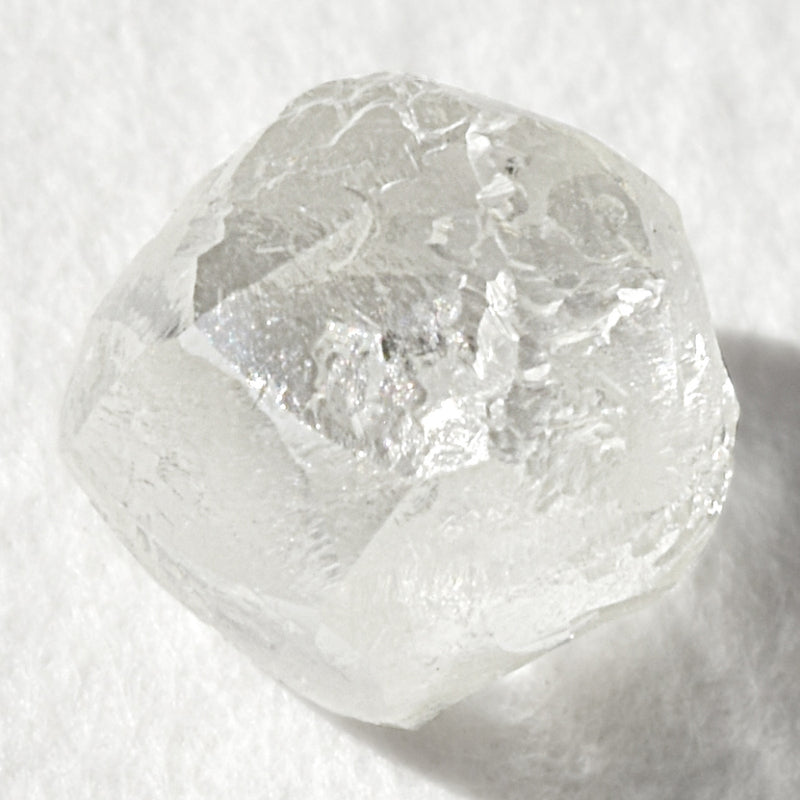 1.1 carat beautiful rhombododecahedral raw diamond