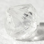 1.02 carat bright white octahedral raw diamond
