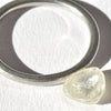1.35 carat glowing and smooth, triangular rough diamond