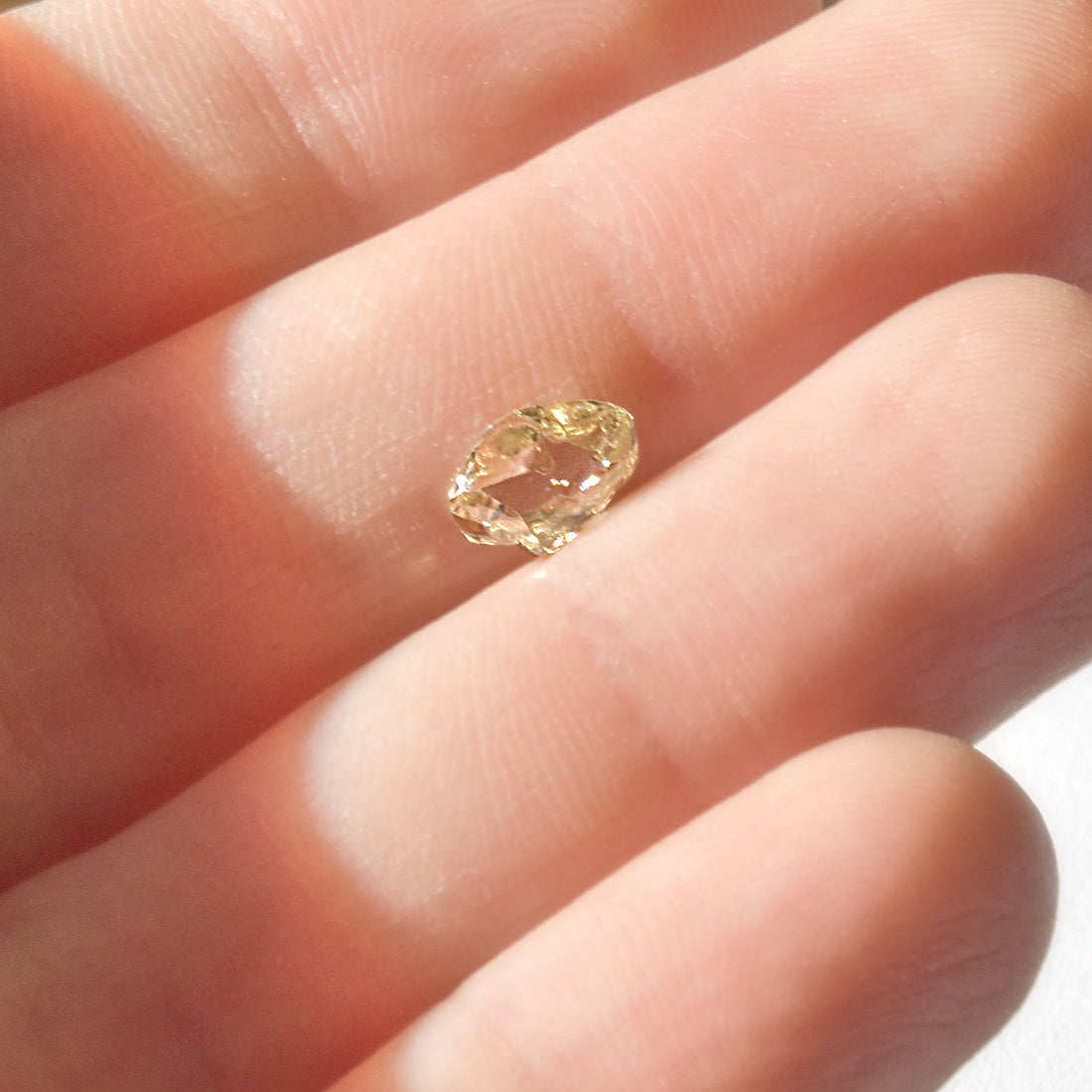 0.90 carat bright, regal dodecahedral raw diamond