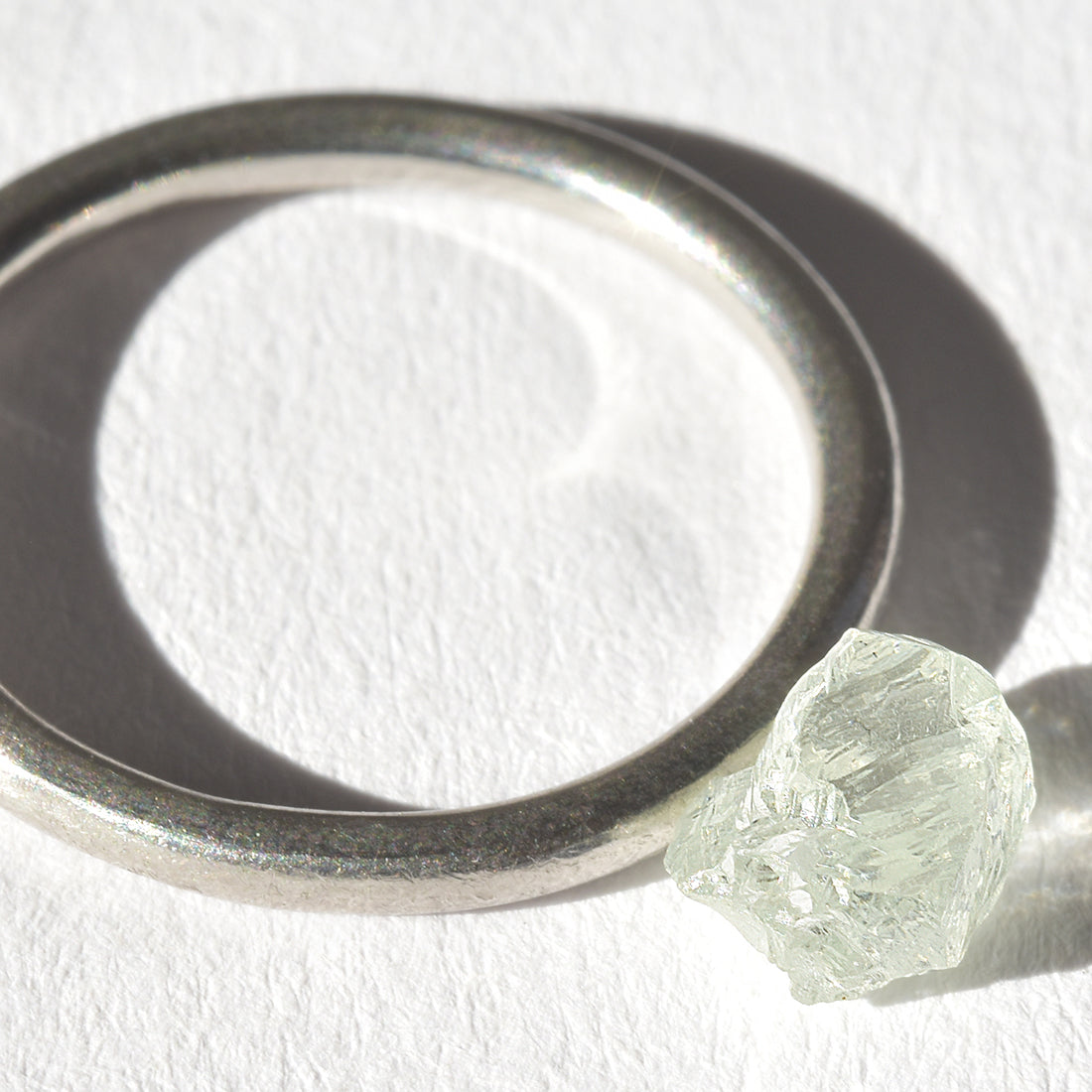 1.23 carat geometrical earth masterpiece freeform raw diamond