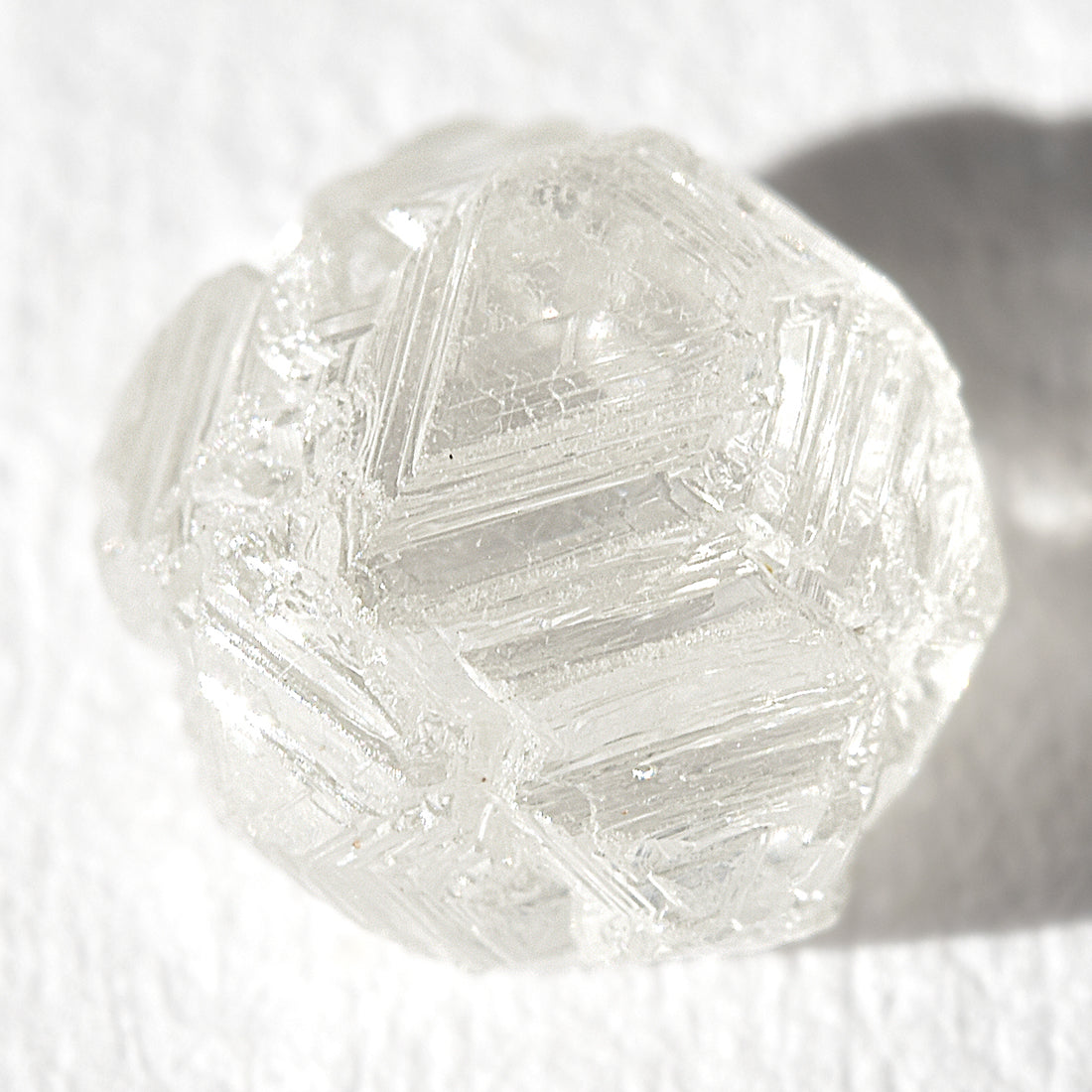 1.57 carat totally unique, crystalline and freeform rough diamond