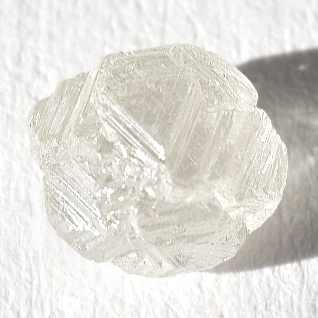 1.57 carat totally unique, crystalline and freeform rough diamond