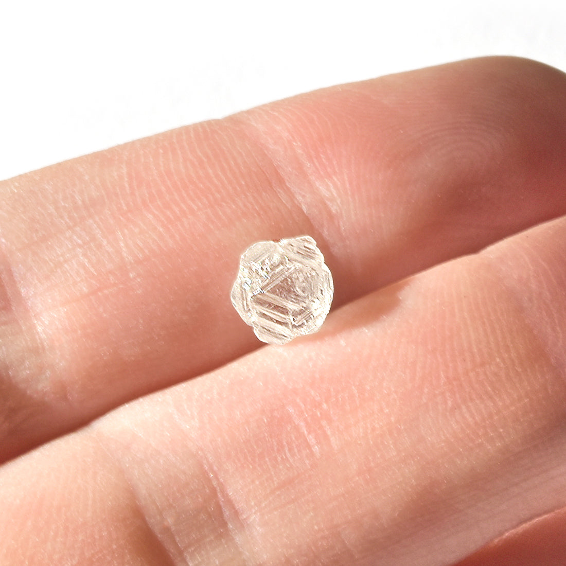 1.57 carat totally unique, crystalline and freeform rough diamond