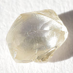 0.88 carat clear and beautiful dodecahedral raw diamond
