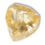 0.77 carat amazing autumnal raw diamond triangle