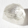1.28 carat bright and clean triangular raw diamond