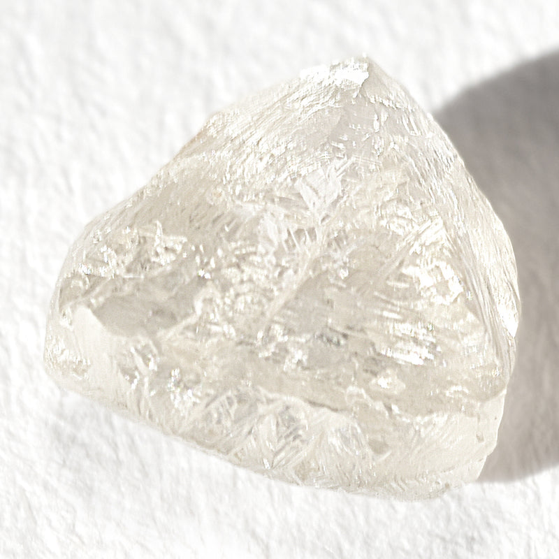 1.62 carat sparkly and pink raw diamond macle