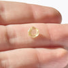 0.76 carat lovely golden rhombododecahedral raw diamond