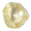0.76 carat lovely golden rhombododecahedral raw diamond