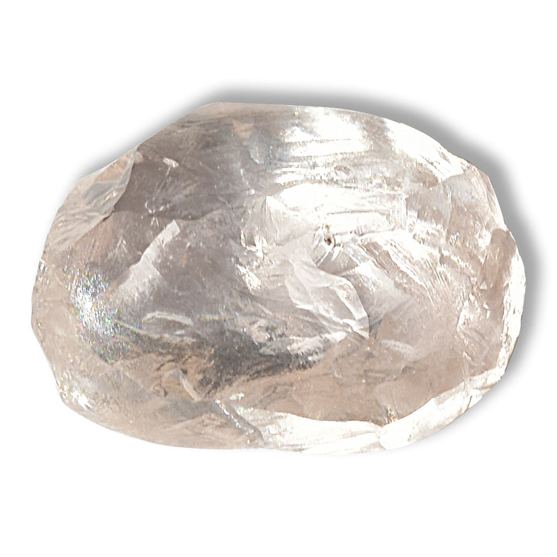 1.01 carat lovely light pink rough diamond dodecahedron