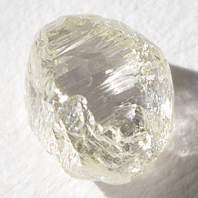 1.45 carat gorgeous oblong dodecahedral raw diamond