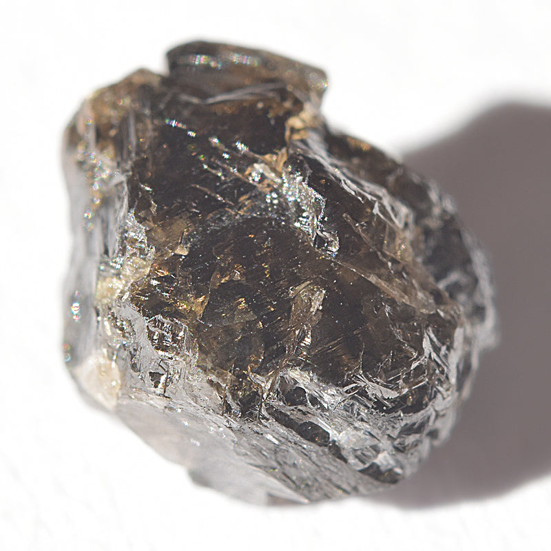 1.74 carat freeform black raw diamond
