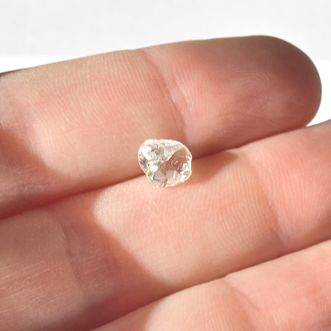 1.42 carat creative crystalline raw diamond
