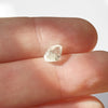 1.57 carat clean, clear and oblong rough diamond