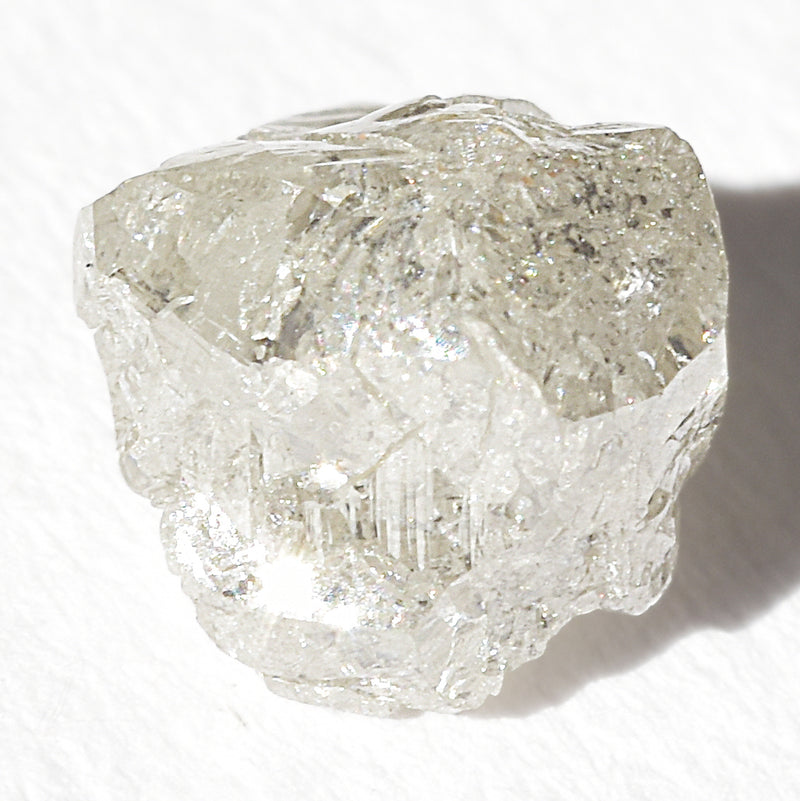 1.32 carat chunky silvery salt and pepper rough diamond