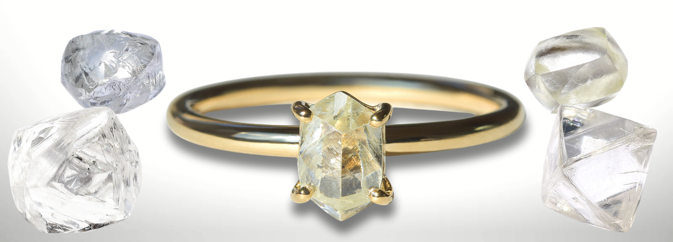 Rough Diamonds and Raw Diamond Engagement Rings from a Trusted Source