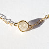 Rough Diamond Necklace in 14k Yellow Gold