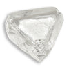 0.62 carat triangular raw diamond