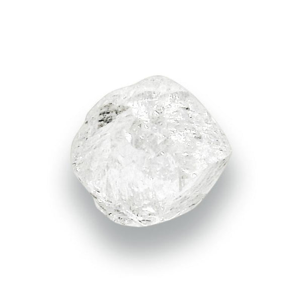 0.40 carat fancy white rough diamond dodecahedron – The Raw