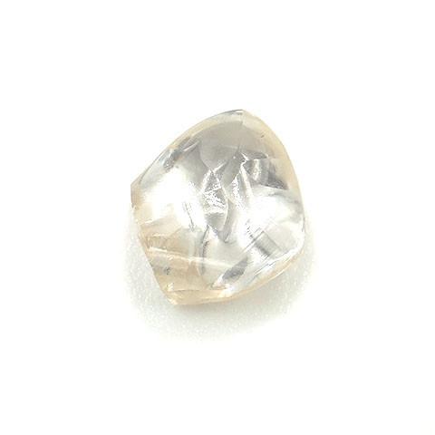 0.47 carat light pink - champagne rough diamond dodecahedron Raw Diamond South Africa 