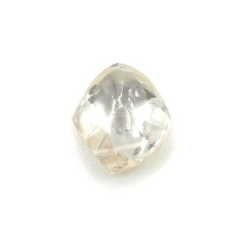 0.47 carat light pink - champagne rough diamond dodecahedron Raw Diamond South Africa 