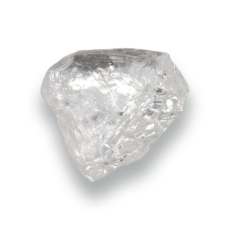 0.61 carat geometrically patterned white rough diamond crystal triangle Raw Diamond South Africa 