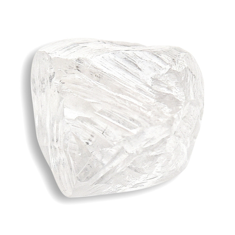 0.68 carat classic raw diamond octahedron