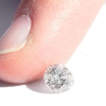0.71 carat salt and pepper round brilliant natural diamond Raw Diamond South Africa 