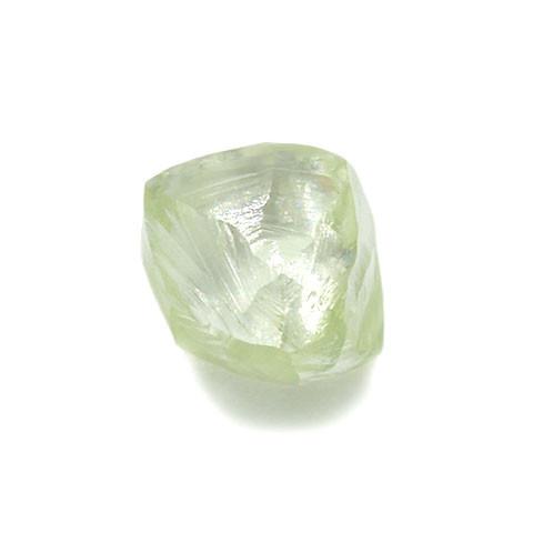0.72 carat lime green rough diamond octahedron Raw Diamond South Africa 