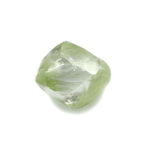 0.72 carat lime green rough diamond octahedron Raw Diamond South Africa 