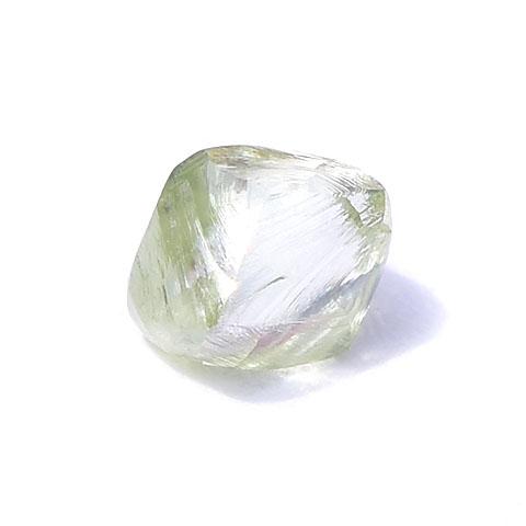 0.72 carat lime green rough diamond octahedron Raw Diamond South Africa 