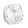 0.76 carat beautiful raw diamond dodecahedron