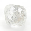 0.79 carat fancy waterdroplet rough diamond dodecahedron