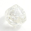 0.80 carat pretty waterlike rough diamond dodecahedron