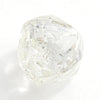 0.80 carat pretty waterlike rough diamond dodecahedron