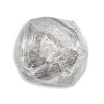 0.80 carat limited edition black and white rough diamond dodecahedron