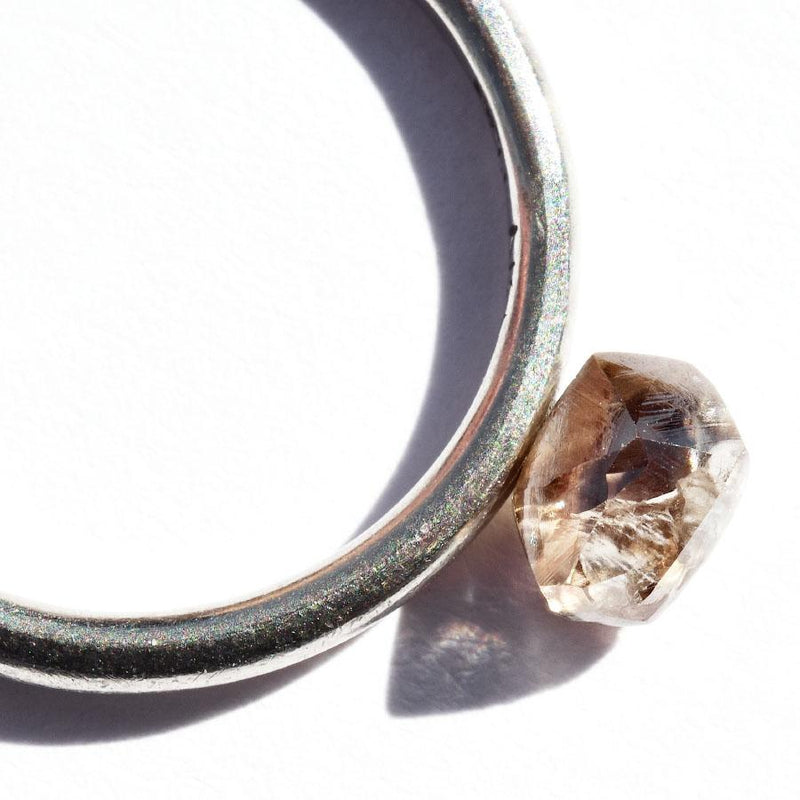 0.89 carat smoky champagne rough diamond freeform crystal Raw Diamond South Africa 
