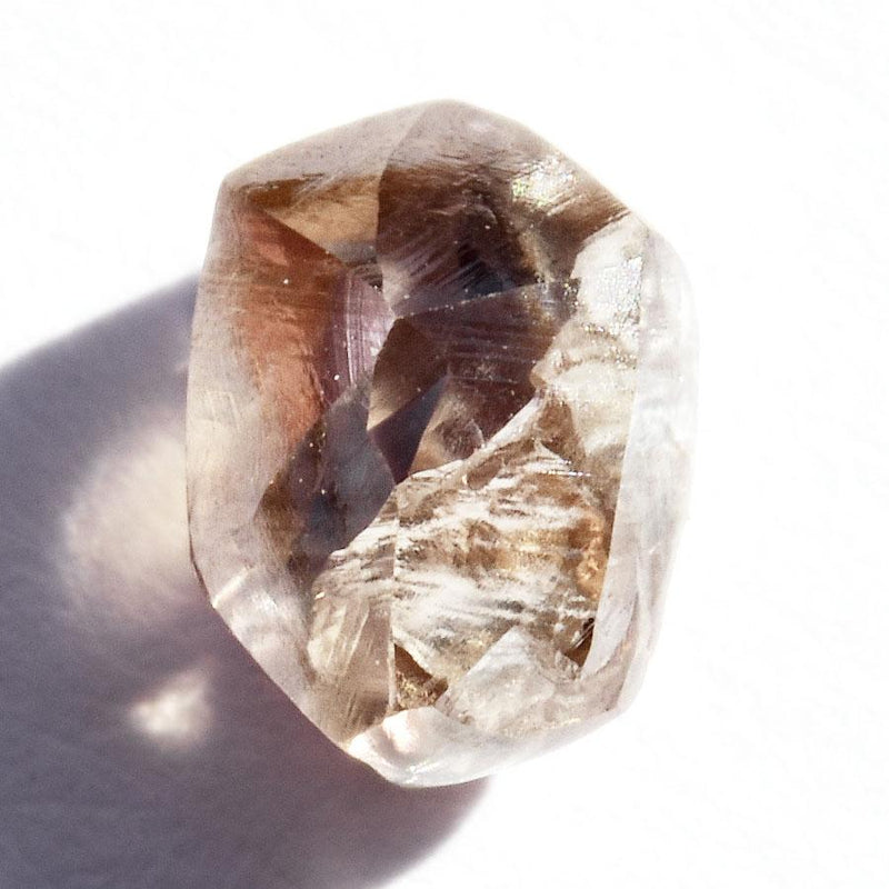 0.89 carat smoky champagne rough diamond freeform crystal Raw Diamond South Africa 