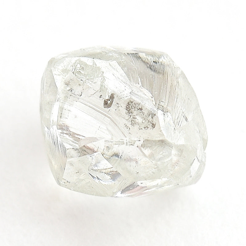 0.89 carat gorgeous alluvial raw diamond dodecahedron