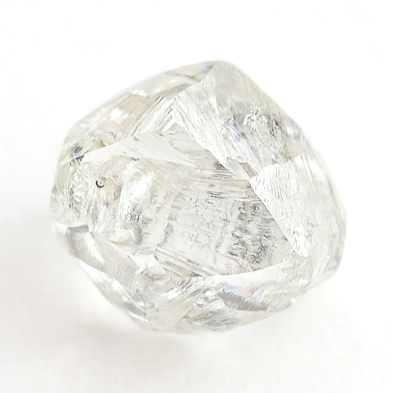 0.89 carat gorgeous alluvial raw diamond dodecahedron