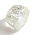 0.94 carat white and oblong raw diamond octahedron